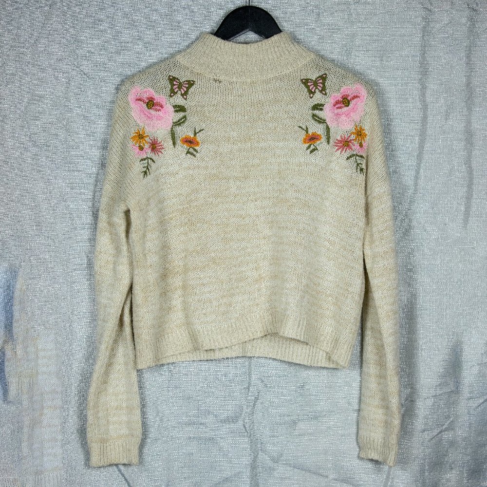 Floral Print Sweater